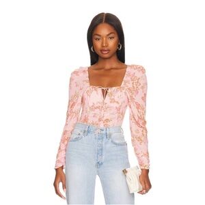 Free people Hilary printed long‎ sleeve